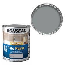 Check spelling or type a new query. Ronseal One Coat Tile Paint 750ml Granite Grey Satin