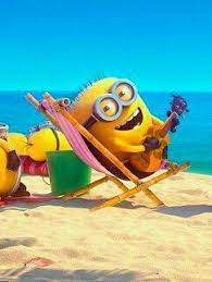 Minion The Beach Lustige Minions Minions Liebe Urlaub Zitate Lustig