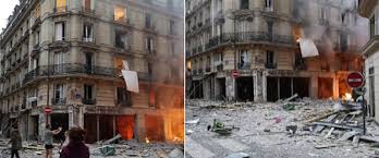 Risultati immagini per immagine dell'esplosione diparigi