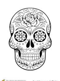 La tête de mort mexicaine connu communément sous le nom de les « calaveras » ou « calavera » est lié à la festivité de jour des morts, en espagnol « el dia de muertos ». Coloriage Tetes De Mort Du Mexique Sur Hugolescargot Com