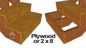 Generally, we're talking the other is plywood, with a similar laminate layer. Should You Use 2 X 8 Or Plywood Stair Risers Youtube