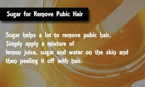 Remove from heat after 25 minutes of simmering, the sugar hair removal product should be a dark amber color. How To Remove Pubic Hair At Home Without Pain Home Remedies To Remove Pubic Hair