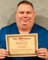 Please help us congratulate Mitch Turner for 22 years of service to our  community ❤️ Mitch is our manager at Hagan Ace Hardware of Blanding. As you  can imagine… This has been
