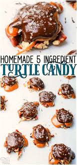 Even though they take a few steps to the recipe card is below, but i want to give you more details on how to bake turtle cookies. Turtle Candy Recipe Butter With A Side Of Bread