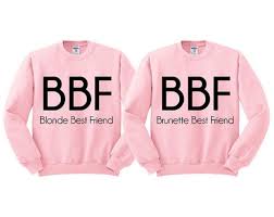 It was the final wish of their grandmother to see the brothers working together before she died. Pink Crewneck Blonde Best Friend Brunette Best Friend Sweatshirt Sweater Jumper Pullover Bff Shirts Best Friend Sweatshirts Friends Sweatshirt