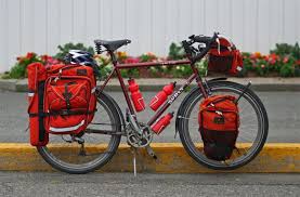 i pack therefore i am matchy bicycle camping touring bicycles touring bike