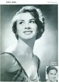 Anon. A portrait of April Ashley from a Carrousel programme. Source: JD... 