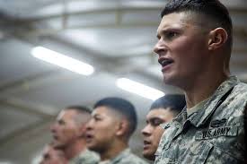 Sgt. Casey Thomas, newly inducted noncommissioned officers,