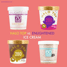 This halo top flavor had a really great strawberry flavor with real pieces of strawberry visible. Halo Top Vs Enlightened Which Low Calorie Ice Cream Is Better Shop Home Ideas