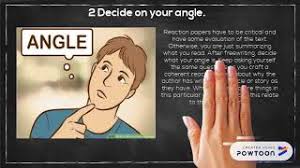 Instead, focus on the movie as literature, or how it fits into the context of what you are learning. How To Write A Reaction Paper Youtube