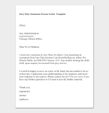 This kind of apology letter is a short application for not attending meeting that expresses our regret along with the reason because of which we are unable to attend the meetings. 28 Jury Duty Excuse Letter Examples Templates Tips