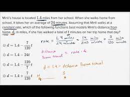 Linear Function Word Problems Harder Example Video Khan Academy