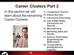.science, technology, engineering & mathematics cte program: Creating Your Career Goals The 16 Career Clusters Part 2 Ppt Video Online Download