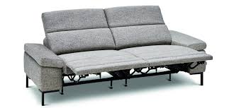 Vielfalt an stoffen und stilen: 3 Sitzer Sofa Natura Hudson Hellgrau Mit Motorischer Relaxfunktion Kappler