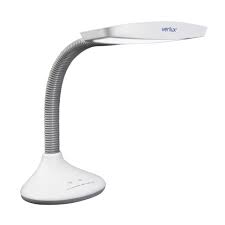 4 levels of brightness (25%, 50%, 75%, 100%) with a maximum 600 lumen output; Smartlight Led Desk Table Lamp Verilux Shop