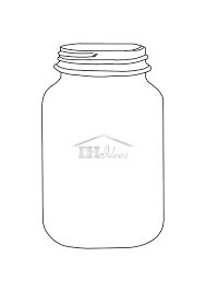 Mason Jar String Art Step By Step Tutorial Free Template Decor Home Ideas