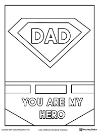 After you print, add your message, and you're ready to make dad smile. Father S Day Card Superhero Outfit Father S Day Card Template Fathers Day Coloring Page Father S Day Printable