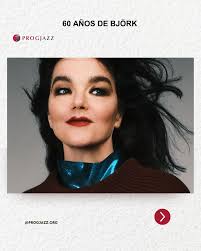 Nuestro saludo de cumpleaños 60 a la extremadamente creativa @bjork #bjork  #avant #pop #jazz #musicaelectronica #electronicmusic #progjazz #music  #musica #thesugarcubes #björk #vanguardia #postpunk