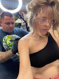 Cool fishing hook walk in tattoo I just did at Prestigious Body Art, inbox  me I'm up here with availability today!