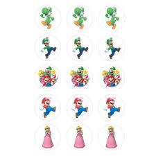 Justine asked if i could make a cake for her son's 5th birthday. Super Mario Edible Icing Cupcake Toppers X 15 Variety Pack 1 Kids Themed Party Supplies Character Parties Australia
