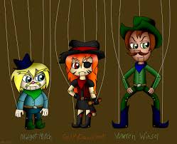 Sally Midget and Warren SB ocs by katiekane822