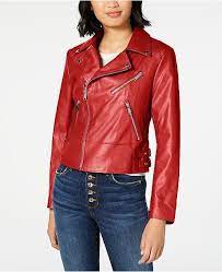 French Connection Asymmetrical Faux Leather Jacket Reviews Coats Women Macy S Leather Jacket Coats For Women Faux Leather Jackets