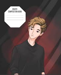 Com a rapidez de um clique, você folheia o extra, lê todas as notícias e pode explorar recursos exclusivos: Graph Composition Book Graph Paper Notebook Anime Boy Teenager Cartoon Art Press Veropa Amazon De Bucher