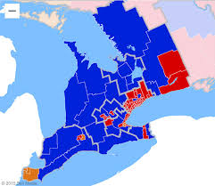 A map of the canadian federal election 2019 showing the ridings by winning party colour. Federal Election Results In Canada 2015