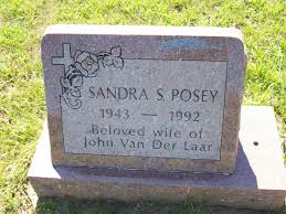 Sandra Sue Posey Van Der Laar (1943-1992)