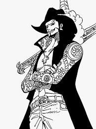 Discover coloring pages inspired by the characters of this incredible manga. Printable Juracule Mihawk Coloring Pages Anime Coloring Pages