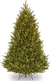 National Tree Company 7 5 Ft Fraser Medium Fir Hinged Pre Lit Artificial Christmas Tree Pre Lit Christmas Tree Fir Christmas Tree Fraser Fir Christmas Tree