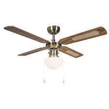 qazqa wind 42 plafondventilator met lamp 1 lichts o 1000 mm brons plafondventilator lampen plafondverlichting