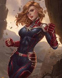 Captain Marvel By Harvey Kevin Tolibao Marvel Fan Art Marvel Comics Art Marvel Comics