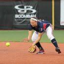 I just looked it up and the highest recorded pitch for a softball player is 77mph by monica abbott and i did the math and it would take a 77mph softball pitch the same amount of time to get to home as a 114mph baseball pitch. How Monica Abbott One Of Softball S Best Pitchers Just Continues To Get Better