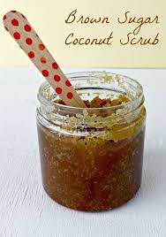 Sugar Scrub With Coconut Oil You Can Use On Your Face Miss Information Sugar Scrub Recipe Easy Sugar Scrub Brown Sugar Scrub