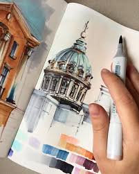 Building Illustration Design Buildingillustrat Beto Building Buildingillustra Architecture Drawing Art Architecture Drawing Sketchbooks Sketch Book