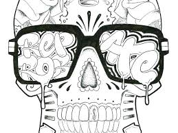 Psychadelic coloring sheet, for confirmed drawers ! Graffiti Graffiti Coloring Pages Names