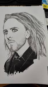 As a little tribute to Tolkien's 133rd birthday I took inspiration from his  drawing of Bag End to ink this tiny Rootle version. 0.03 UniPin fineliner 