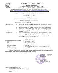 Maybe you would like to learn more about one of these? Contoh Sk Cpns Guru Sd Dki1 Com