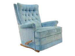 The weight of the body equally distribute and the blood flow improves in they both are the best lazy boy recliners with lumbar support. La Z Boy Baby Blue Vintage Mid Century Recliner Chair The November Mid Century Modern Unique Stylish Auction Okiebid