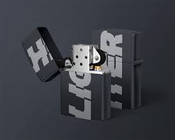 Download Free Metal Lighter Mockup Mockup World Hq