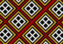 Toraja Carve Motif Hiasan Ornamen Gaya Pria