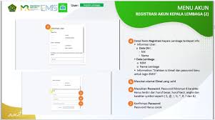 Baik lupa email yang digunakan maupun lupa password. Cara Daftar Akun Kepala Madrasah Di Emis Kemenag Go Id