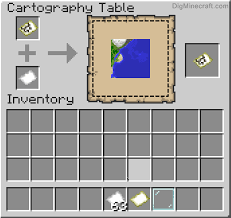 You can clone any type of maps, even locked maps using a cartography table. Increase The Size Of A Map Using A Cartography Table In Minecraft