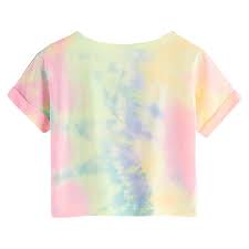 Give them a try and you will very likely enjoy the youthful and cheerful feel that comes with the outfits. Buy Trendy Happy Rainbow Female T Shirt Pastel Tie Dye T Shirt Women T Shirt Letter Print Tee At Affordable Prices Price 7 Usd Free Shipping Real Reviews With Photos Joom
