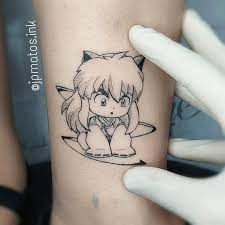 Inuyasha Tattoo Anime Tattoos Cartoon Tattoos Tattoos