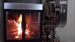 Termocamino a legna Idro 70 Italiana Camini 23 KW con ante