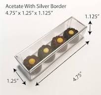 Amazon.com: ZT Packaging Clear Acetate Boxes 4.75 x 1.25 x ...