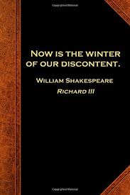 In the deep bosom of the ocean buried. Shakespeare Quote Journal Now Winter Discontent Notebook Diary Blank Book Famous Quotes Journals Notebooks Diaries Amazon De Journals Distinctive Fremdsprachige Bucher