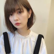 2020 最新トレンドボブと丸顔 4つのコツで相性ぴったりに 女の子のヘアカット ボブ ヘアカット ショート